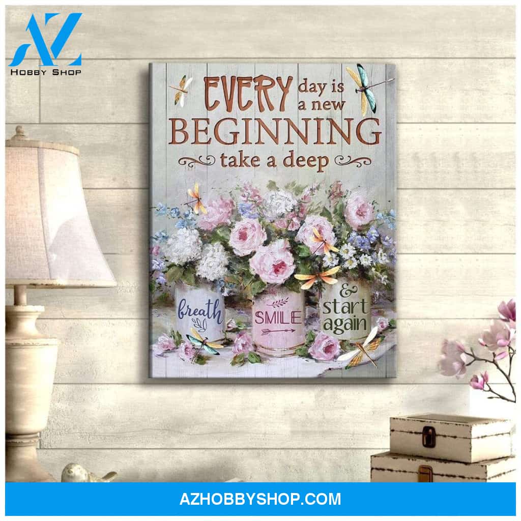 Teemodel Every Day Dragonfly Wall Art Canvas