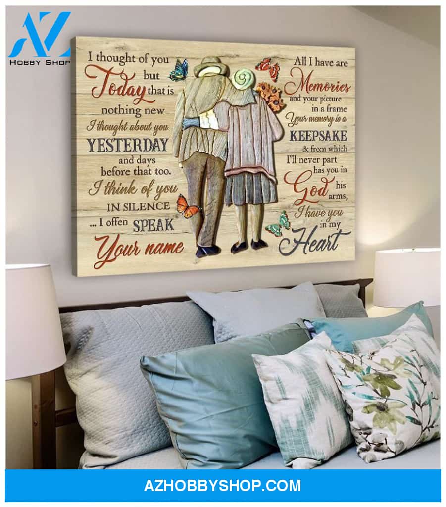 Teemodel I Thought Of You Today Dragonfly Wall Art Canvas