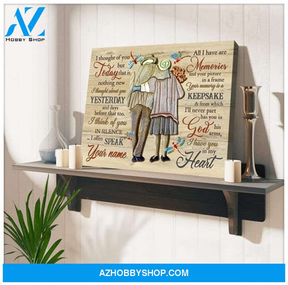 Teemodel I Thought Of You Today Dragonfly Wall Art Canvas