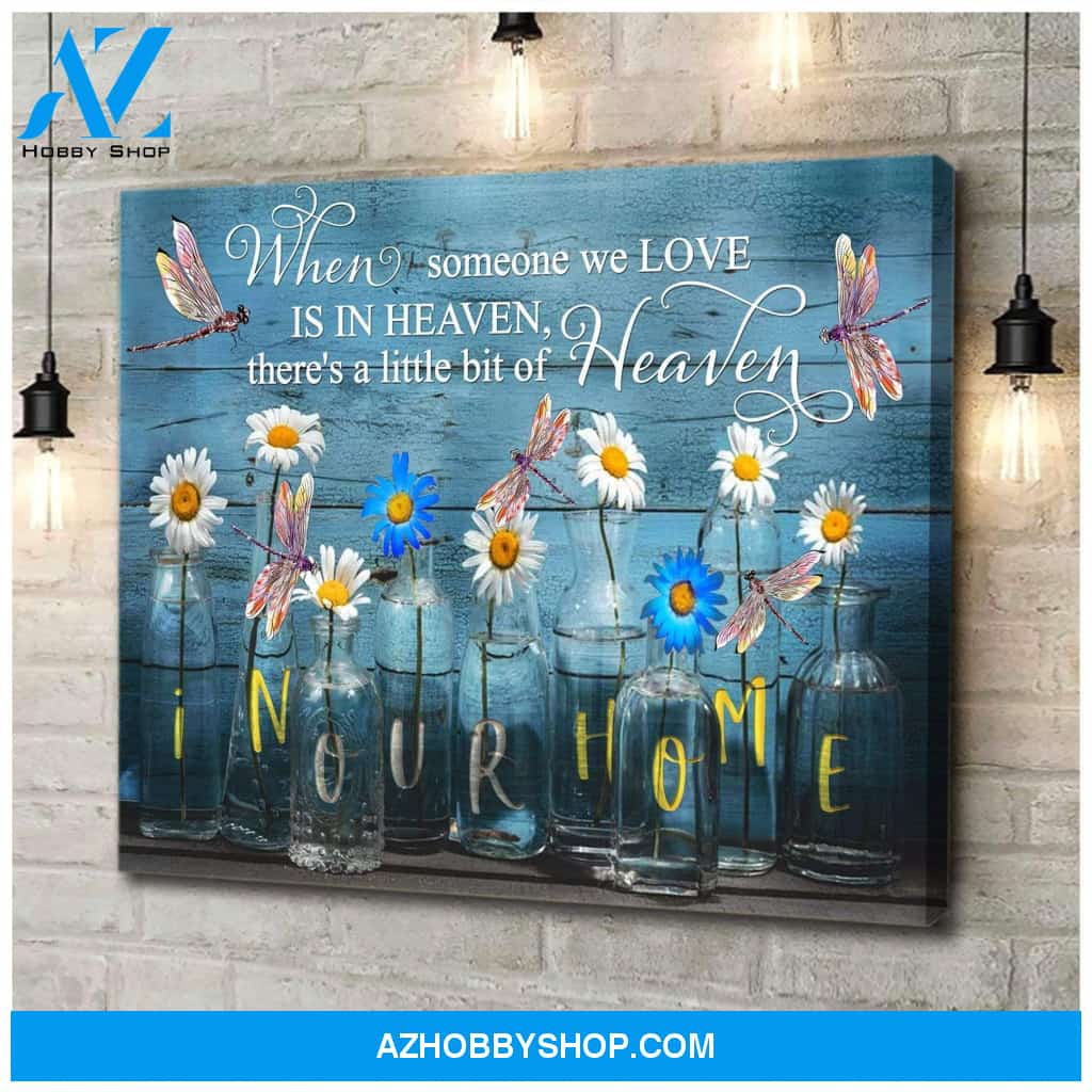 Teemodel In Our Home Dragonfly Wall Art Canvas