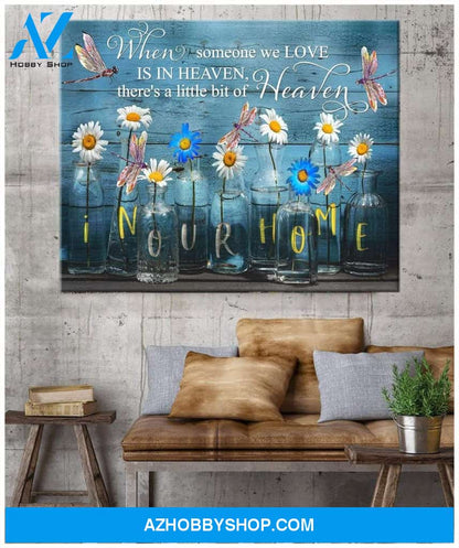 Teemodel In Our Home Dragonfly Wall Art Canvas