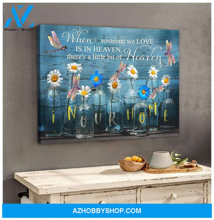 Teemodel In Our Home Dragonfly Wall Art Canvas