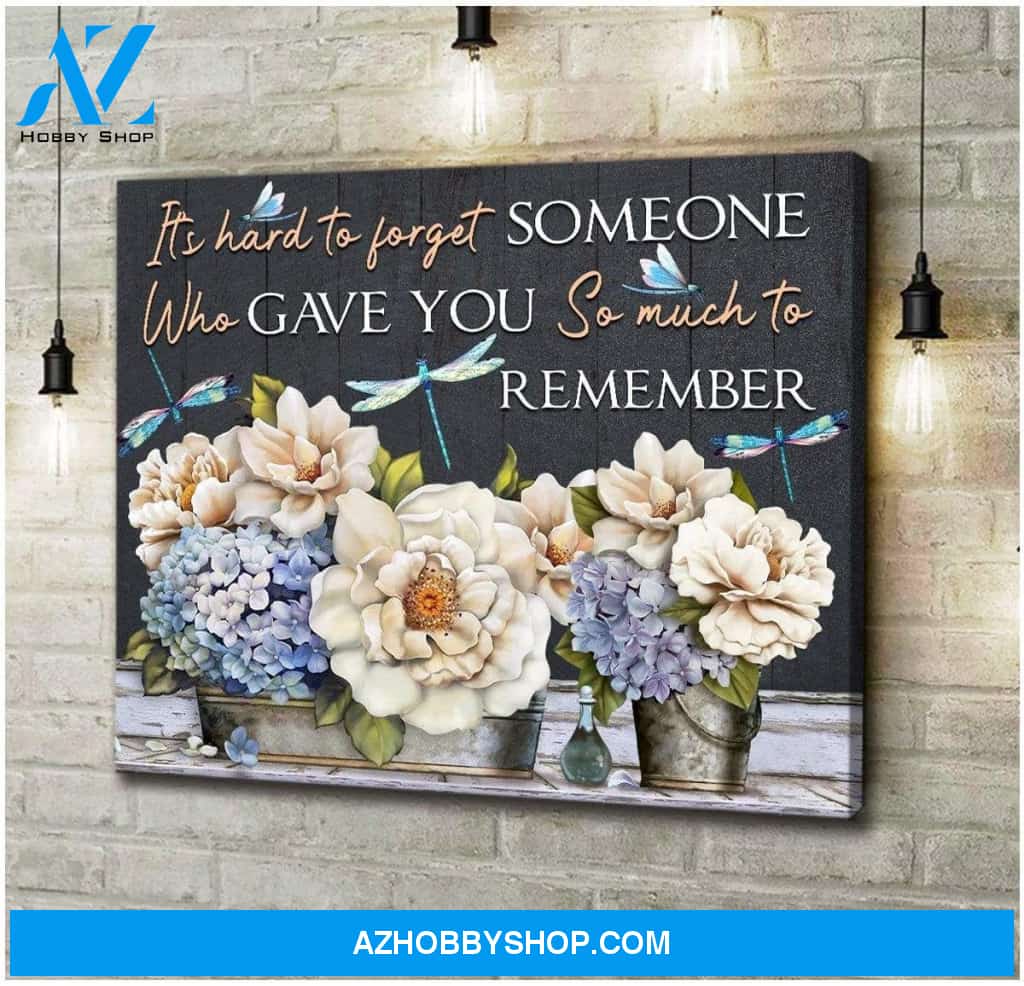 Teemodel It'S Hard Dragonfly Wall Art Canvas