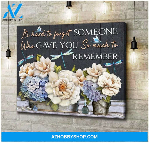 Teemodel It'S Hard Dragonfly Wall Art Canvas