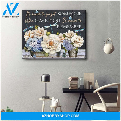 Teemodel It'S Hard Dragonfly Wall Art Canvas