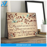 Teemodel My Mind Dragonfly Wall Art Canvas