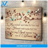 Teemodel My Mind Dragonfly Wall Art Canvas