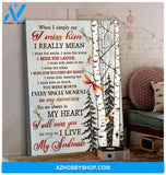 Teemodel My Soulmate Dragonfly Wall Art Canvas