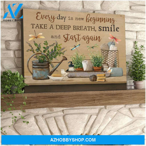 Teemodel Start Again Dragonfly Wall Art Canvas