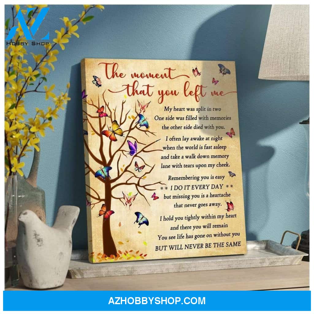 Teemodel The Moment Butterfly 2 Wall Art Canvas