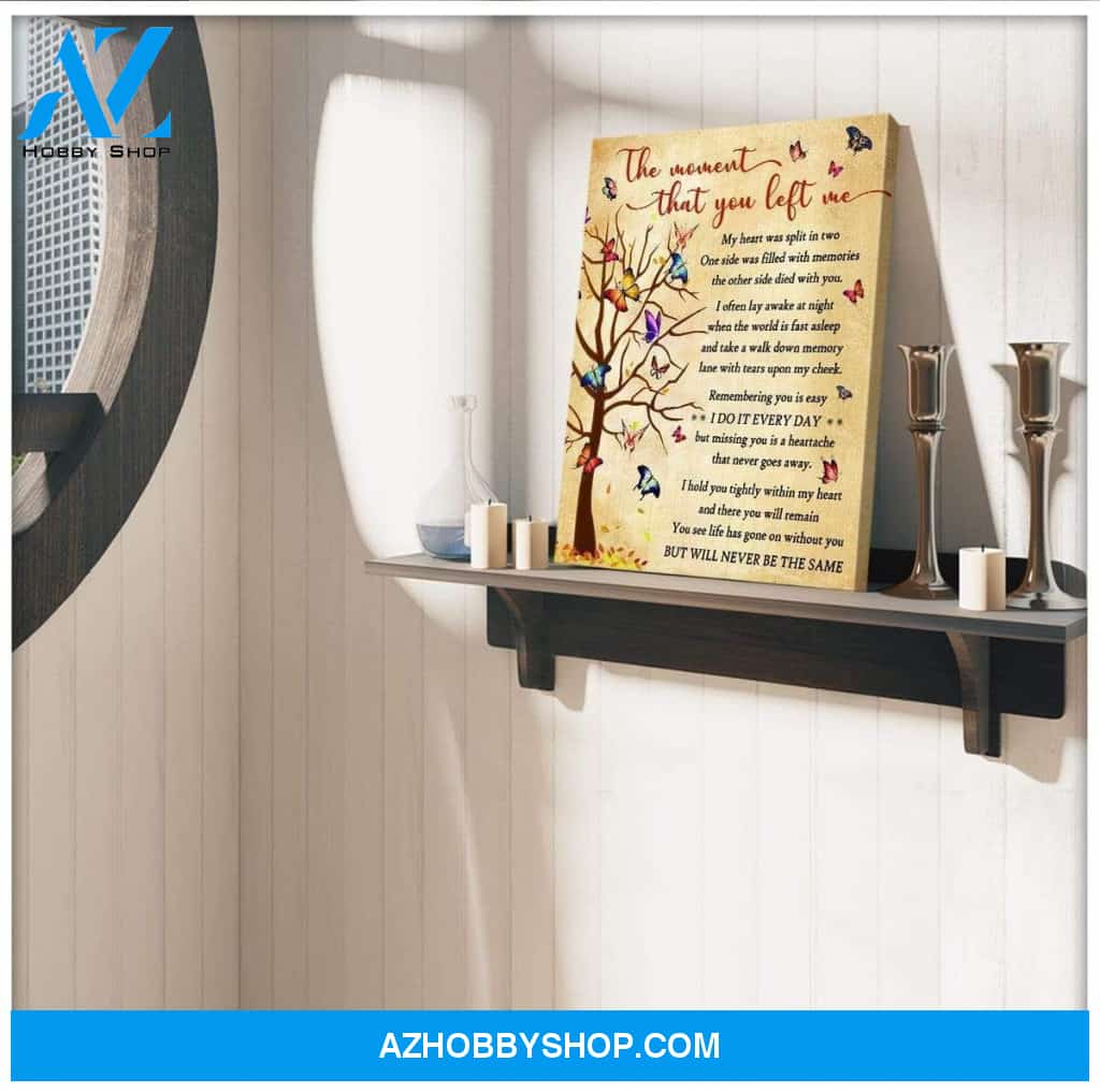 Teemodel The Moment Butterfly 2 Wall Art Canvas