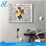 Teemodel The Moment That You Left Me Butterfly Wall Art Canvas
