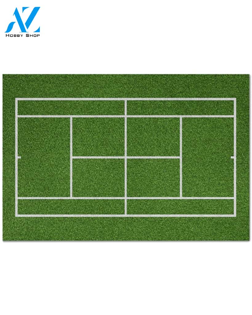 Tennis Court Doormat Gift For Tennis Lovers Gift For Friend Family Birthday Gift Decor Warm House Gift Welcome Mat