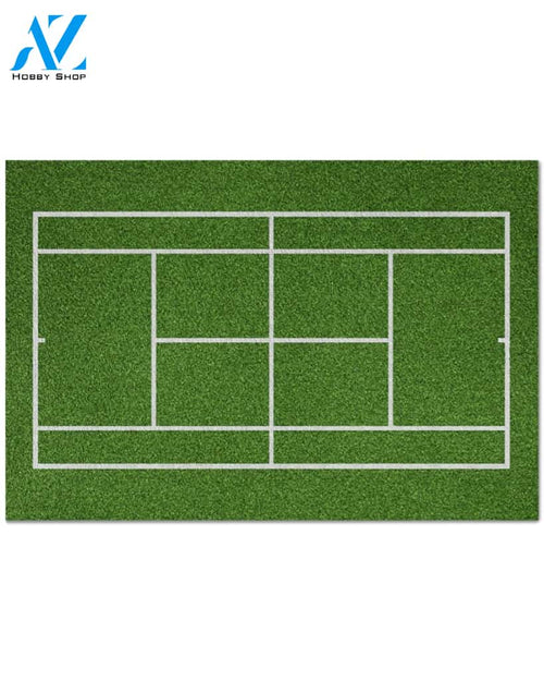 Tennis Court Doormat Gift For Tennis Lovers Gift For Friend Family Birthday Gift Decor Warm House Gift Welcome Mat