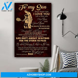 G- Tennis Poster - Dad to Son - I love you