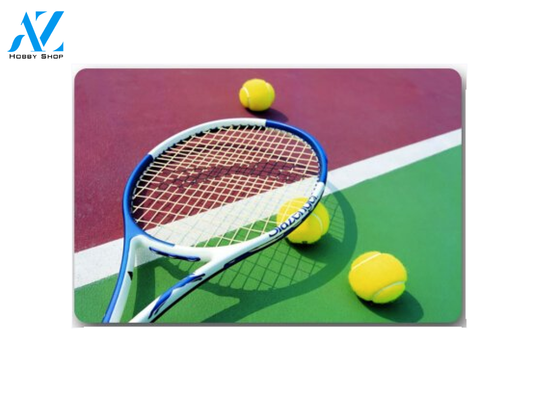 Tennis Yellow Ball Sport Doormat Indoor and Outdoor Mat Entrance Rug Housewarming Gift Sweet Home Decor Gift Gift for Tennis Lovers Sport Lovers