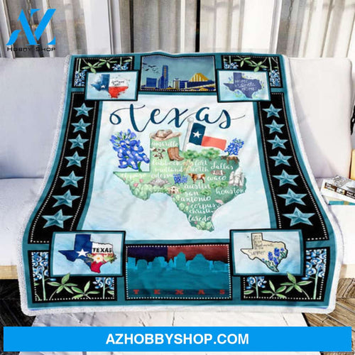 Texas Blanket, Texas Girl Blanket