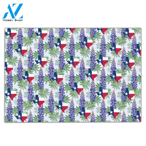 Texas Bluebonnet H010503 Doormat | Welcome Mat | House Warming Gift