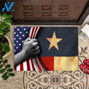 Texas Doormat American Texan Proud Patriotic Indoor And Outdoor Doormat Warm House Gift Welcome Mat Birthday Gift For Friend Family