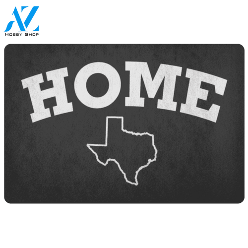 Texas Home Doormat Indoor And Outdoor Doormat Warm House Gift Welcome Mat Gift For Family Texas Lover