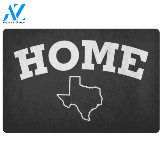 Texas Home Doormat Indoor And Outdoor Doormat Warm House Gift Welcome Mat Gift For Family Texas Lover