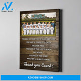 Thank you Coach! - custom canvas prints with photo