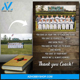 Thank you Coach! - custom canvas prints with photo