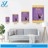 Thank You For Standing By My Side When Times Get Hard, Friend Custom Poster/Canvas, Gift For Friend