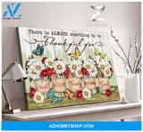 Zalooo Thankful For Butterfly Wall Art Canvas
