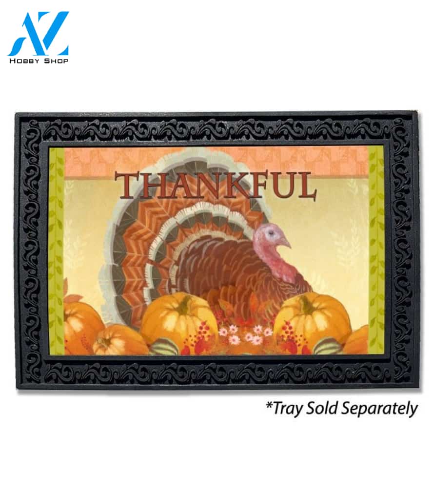 Thankful Turkey Doormat - 18" x 30"