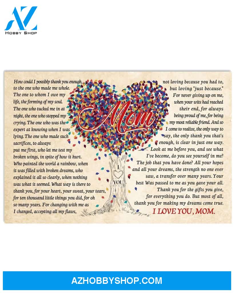 Thanks For The Gift Lanscape Canvas And Poster Wall Decor Visual Art, Best Mother’s Day Gift Ideas, Mother’s Day Gift For Mom