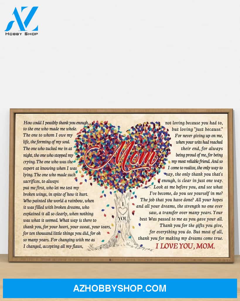 Thanks For The Gift Lanscape Canvas And Poster Wall Decor Visual Art, Best Mother’s Day Gift Ideas, Mother’s Day Gift For Mom