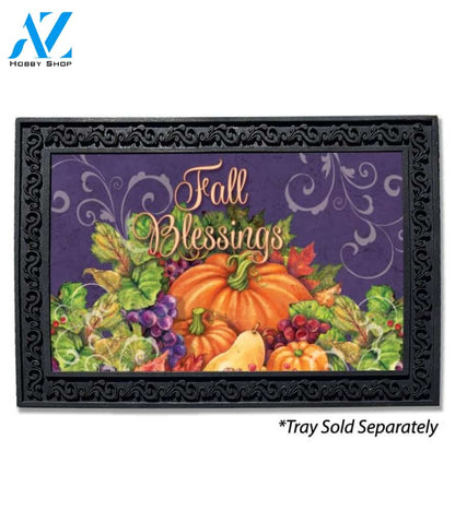 Thanksgiving Blessings Harvest Doormat - 18" x 30"