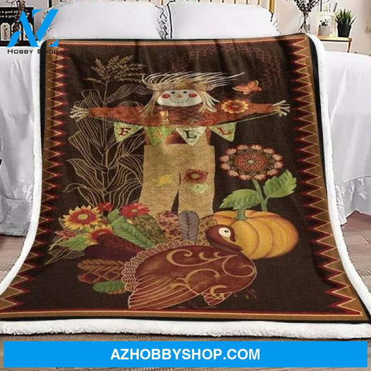 Thanksgiving Figurehead Turkey Fleece Blanket Gift For People Home Decor Bedding Couch Sofa Soft And Comfy Cozy