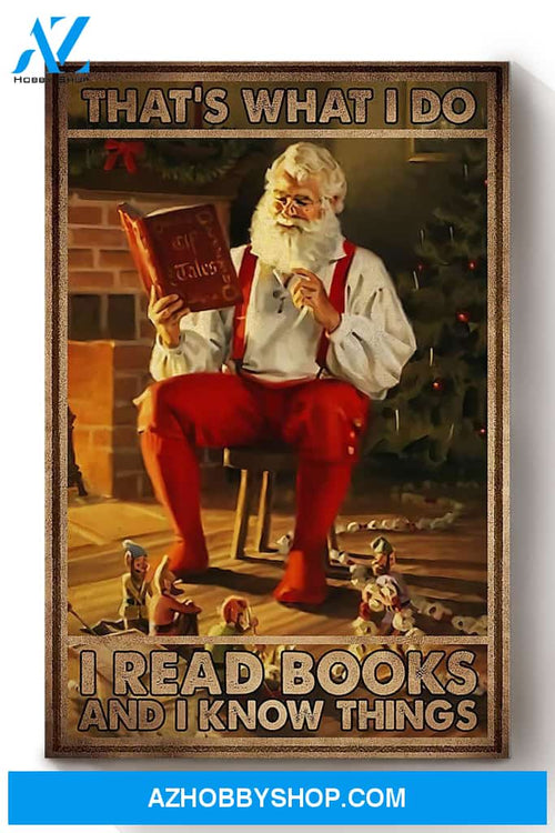 Thats What I Do Read Books And Know Things Librarian Reader Girl Sunflower Canvas And Poster, Wall Decor Visual Art 1