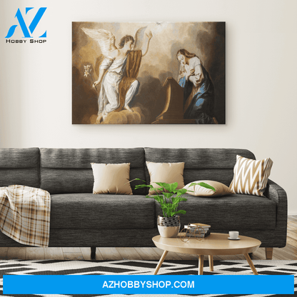 The Annunciation of the Blessed Virgin Mary Canvas Wrap