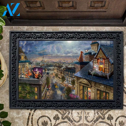 The Aristocats Love Under the Moon Doormat - 18" x 30"