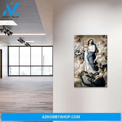The Assumption with Baby Jesus Canvas Wrap