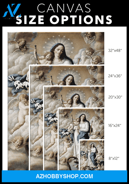 The Assumption with Baby Jesus Canvas Wrap