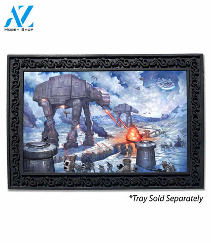 The Battle of Hoth Doormat - 18" x 30"