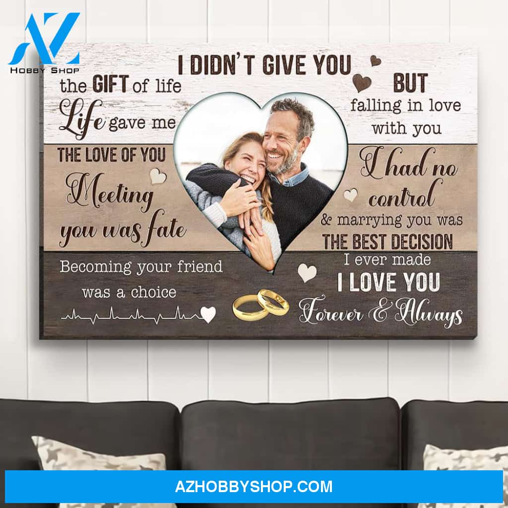 The Best Decision - Personalized Custom Photo Canvas