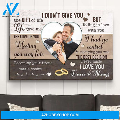 The Best Decision - Personalized Custom Photo Canvas