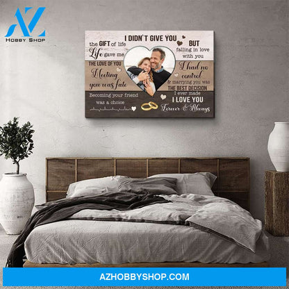 The Best Decision - Personalized Custom Photo Canvas