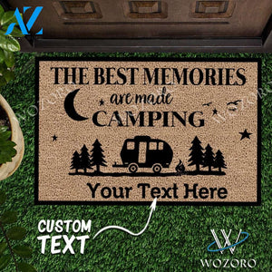 Wozoro Doormat Personalized The Best Memories Are Made Camping