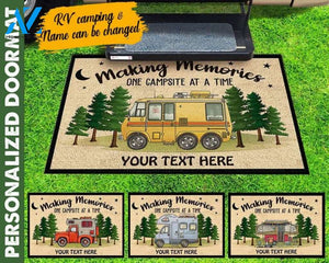 The Best Memories Are Made Camping, Vintage Camping Doormat Welcome Mat, Funny Camping Doormat, Housewarming gift, Camping lover gift