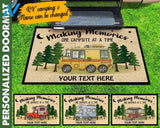 The Best Memories Are Made Camping, Vintage Camping Doormat Welcome Mat, Funny Camping Doormat, Housewarming gift, Camping lover gift
