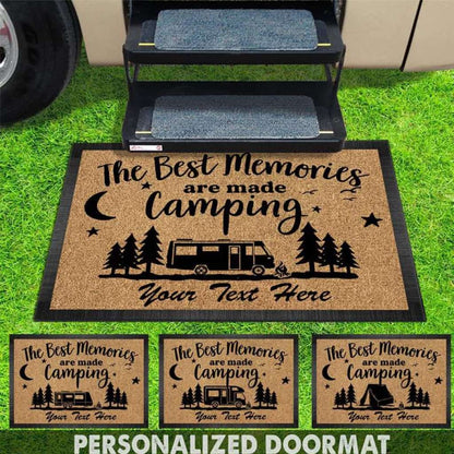 The Best Memories Doormat Camping, RV Camper, Motor Home Doormat, Camping Gift