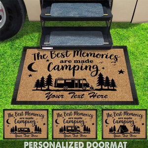 The Best Memories Doormat Camping, RV Camper, Motor Home Doormat, Camping Gift
