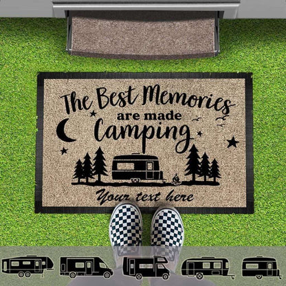 The Best Memories Doormat Camping, RV Camper, Motor Home Doormat, Camping Gift