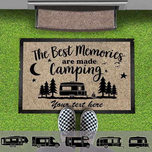 The Best Memories Doormat Camping, RV Camper, Motor Home Doormat, Camping Gift